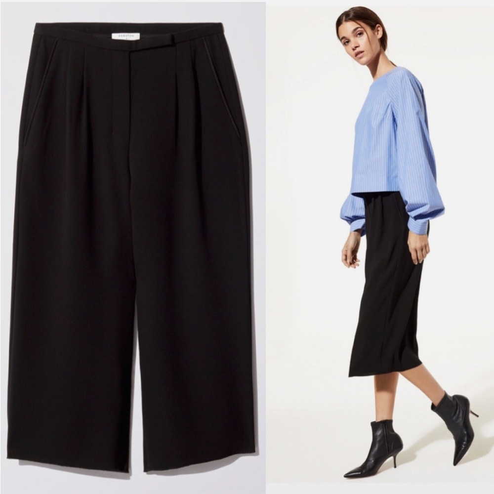 Babaton Lazarus Cropped Wide-Leg Culottes